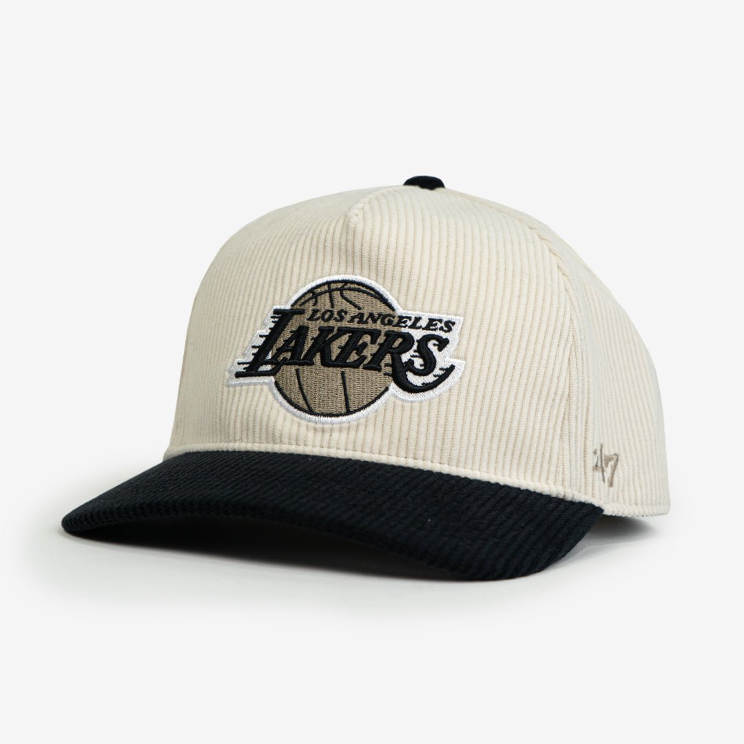 Los Angeles Lakers Cream Thick Cord '47 Hitch Hat - SLAM Goods