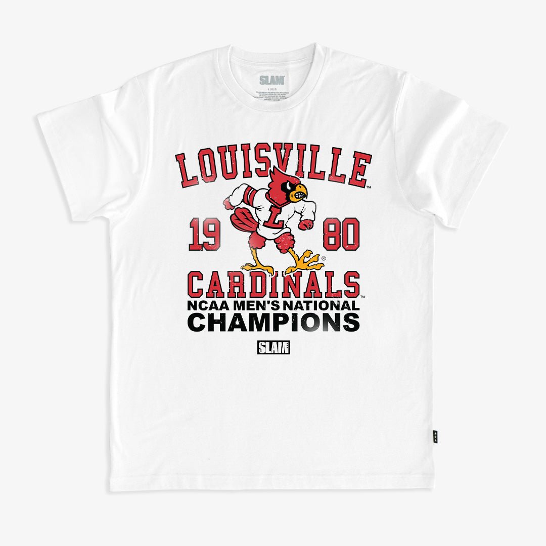 Louisville '80 National Champs Heritage Tee White / L