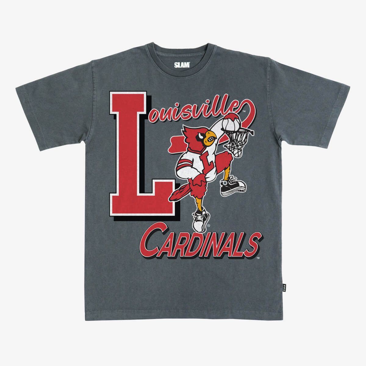 Louisville Letter Heavy Tee Charcoal / S