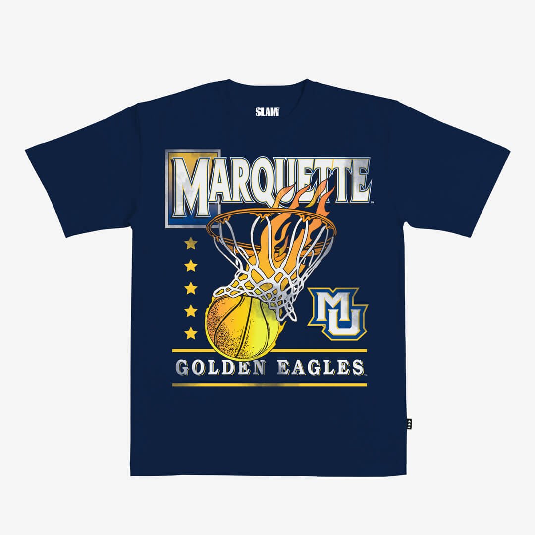 Marquette Hoops Heavy Tee - SLAM Goods