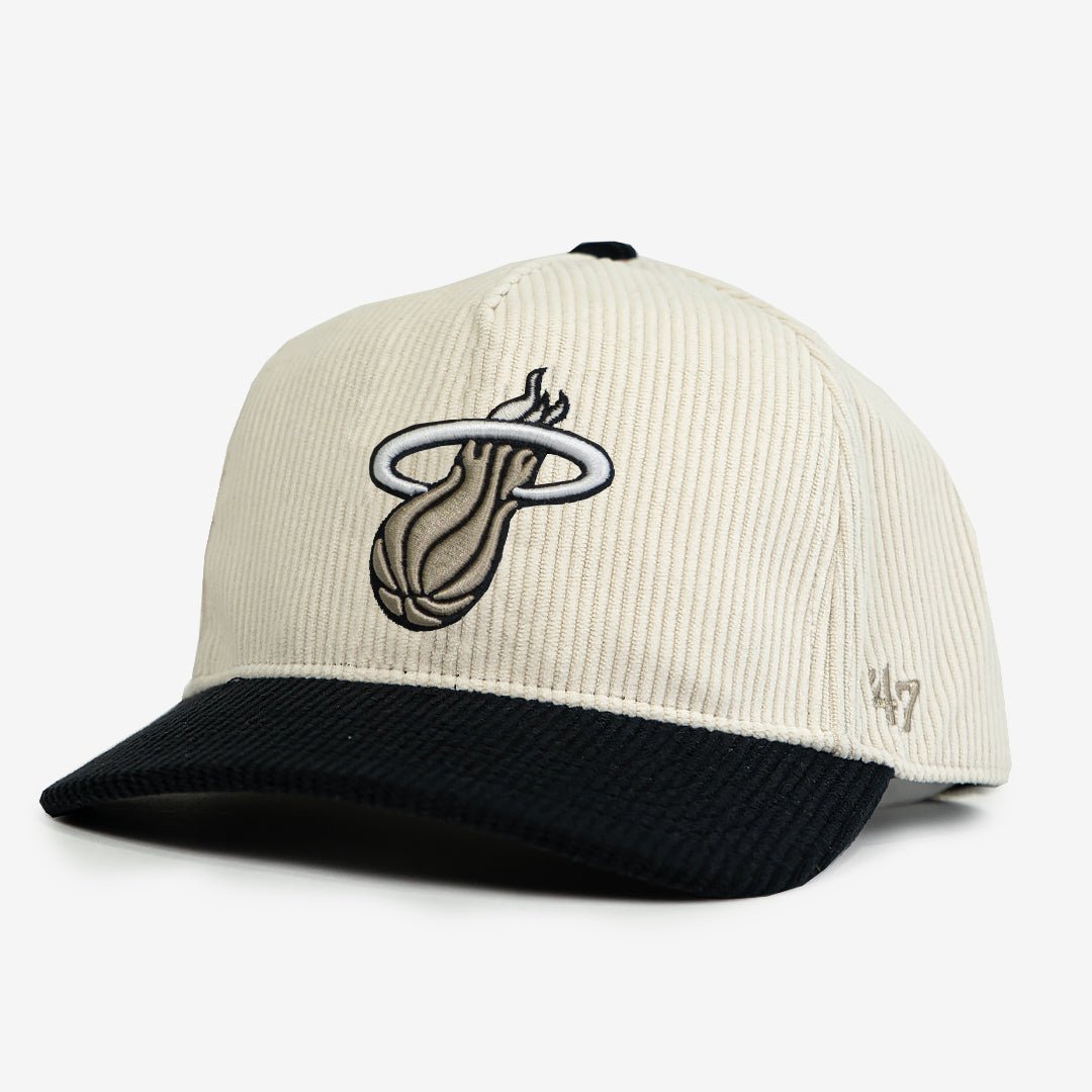 Miami Heat Cream Thick Cord '47 Hitch Hat - SLAM Goods