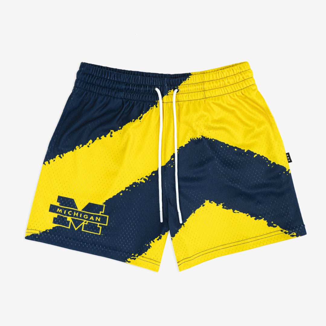 Michigan Big Stripe Fundamental Shorts - SLAM Goods