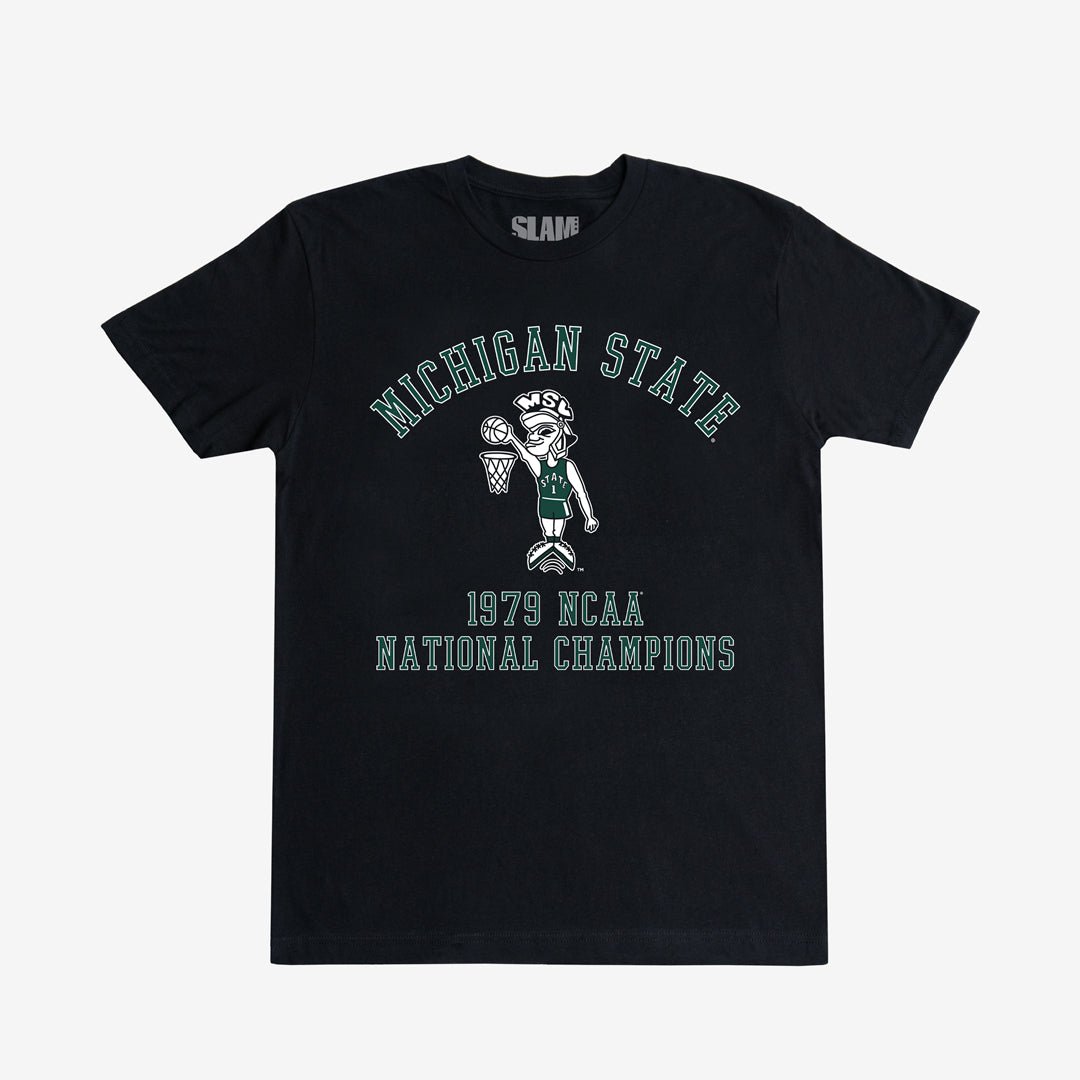 Michigan State Dunking Sparty '79 Tee - SLAM Goods