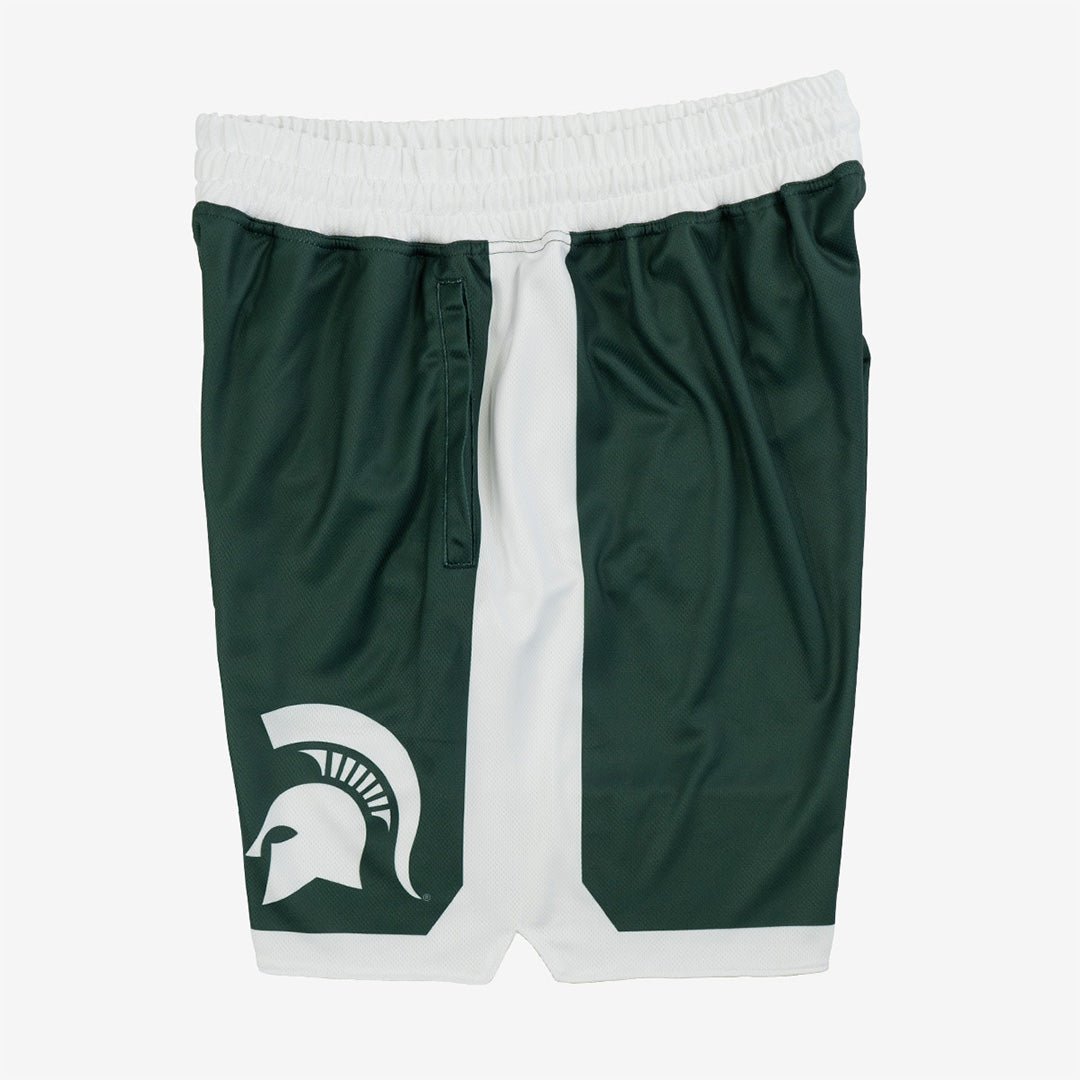 Michigan State Spartans 1985 - 1986 Retro Shorts (Away) - SLAM Goods