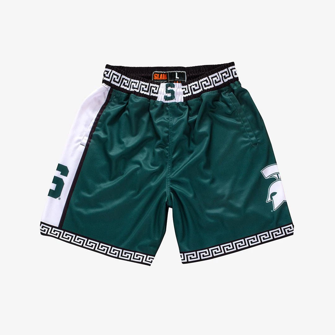 Michigan State Spartans 1999 - 2000 Retro Shorts (Away) - SLAM Goods