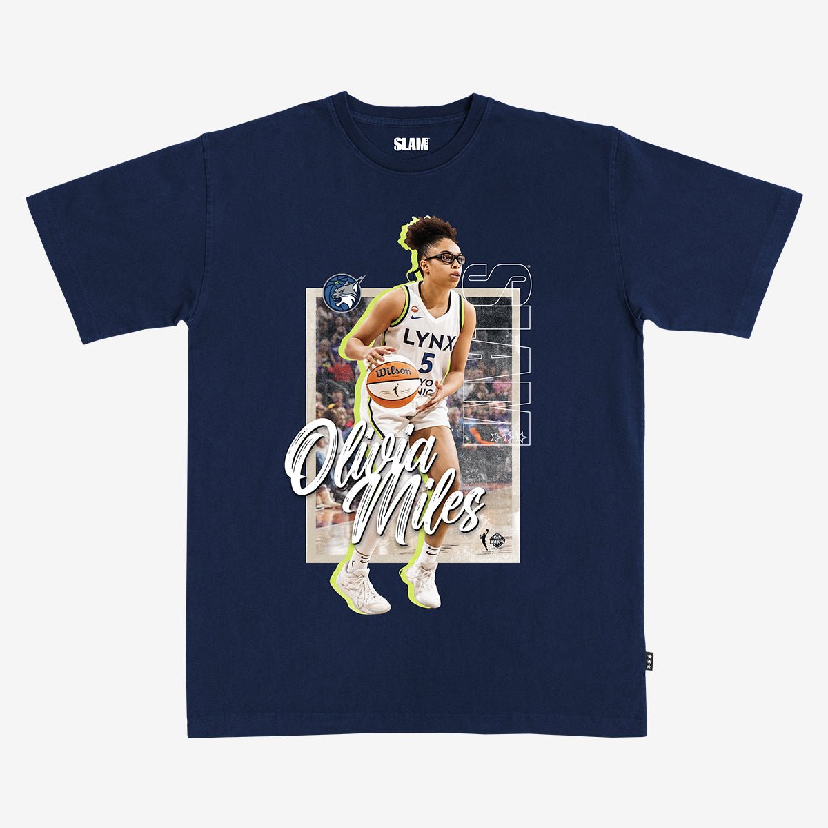 Minnesota Lynx Player Heavy Tee - Olivia Miles (SLAM 262) - SLAM Goods