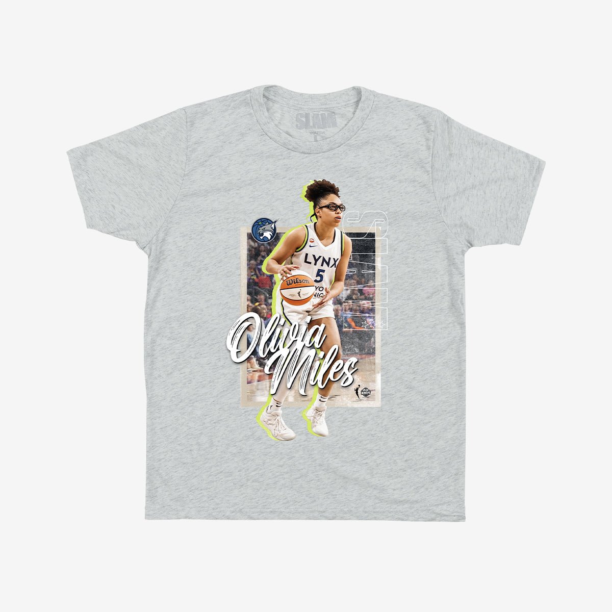 Minnesota Lynx Player Youth Tee - Olivia Miles (SLAM 262) - SLAM Goods