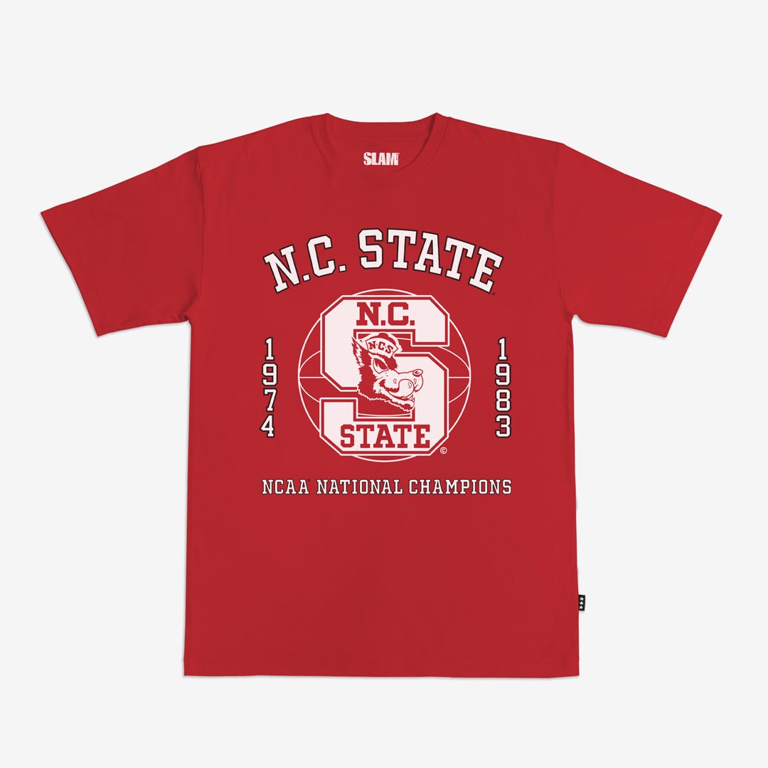 NC State '74 '83 National Champs Heavy Tee - Main Image