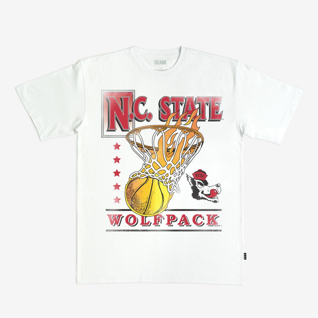 NC State Hoops Heavy Tee - SLAM Goods