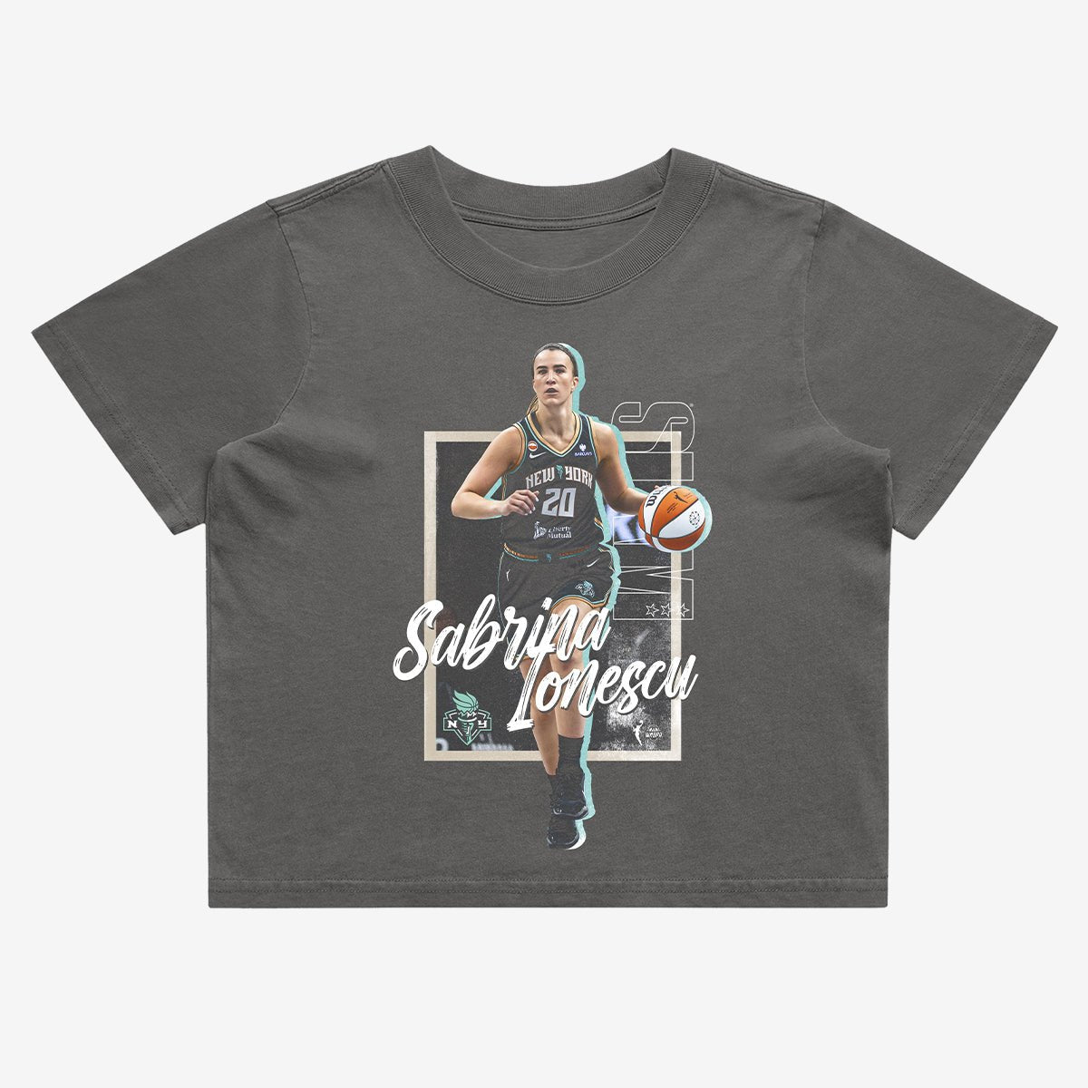 New York Liberty Player Crop Tee - Sabrina Ionescu (SLAM 262) - SLAM Goods