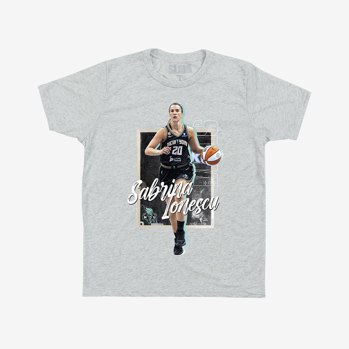 New York Liberty Player Youth Tee - Sabrina Ionescu (SLAM 262) - SLAM Goods