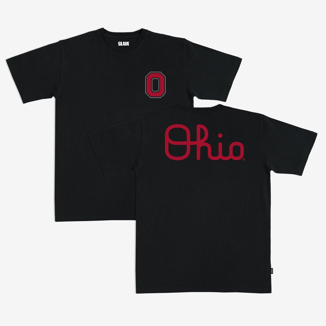 Ohio State Script Heavy Tee - SLAM Goods