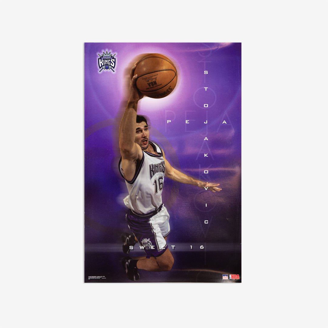 Peja Stojakovic Vintage Poster - SLAM Goods