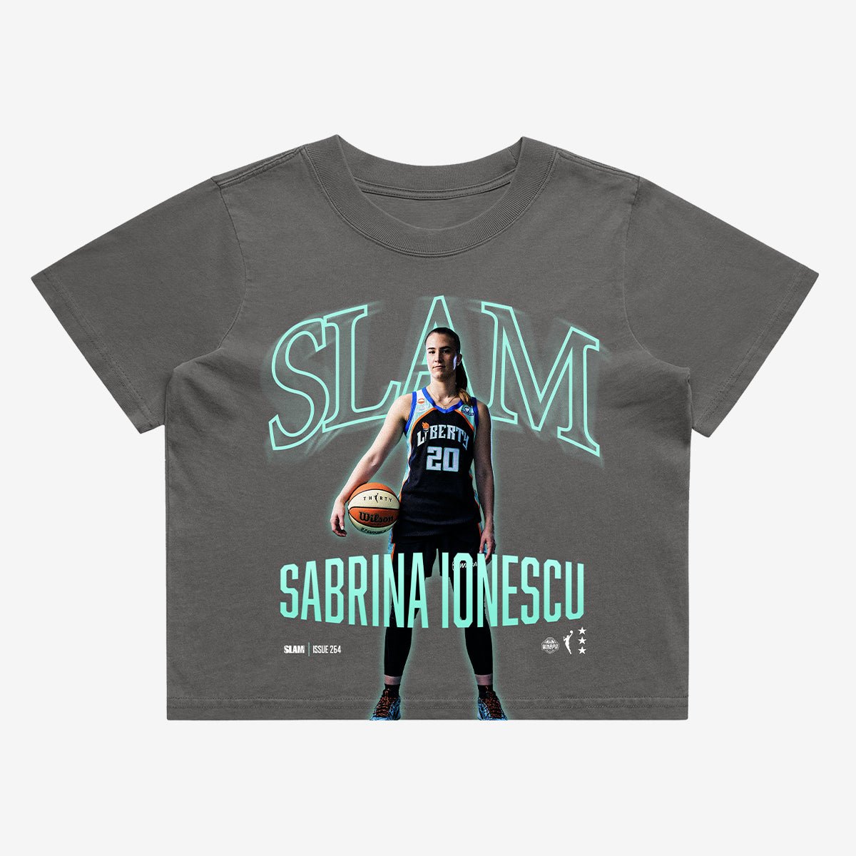 Sabrina Ionescu Remix Crop Tee (SLAM 264) - SLAM Goods
