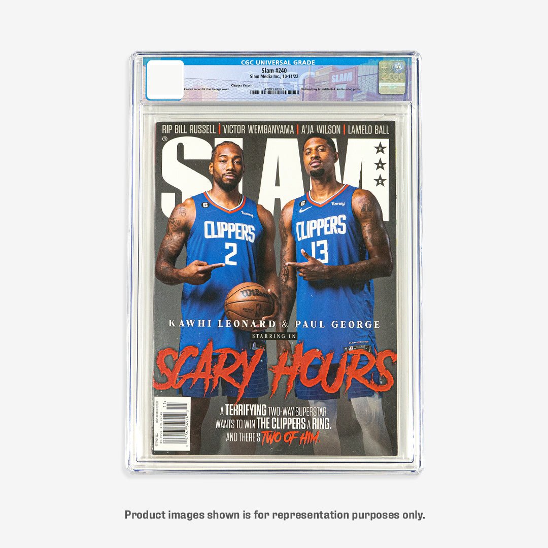 SLAM 240 - Kawhi Leonard and Paul George Graded Magazine - SLAM Goods