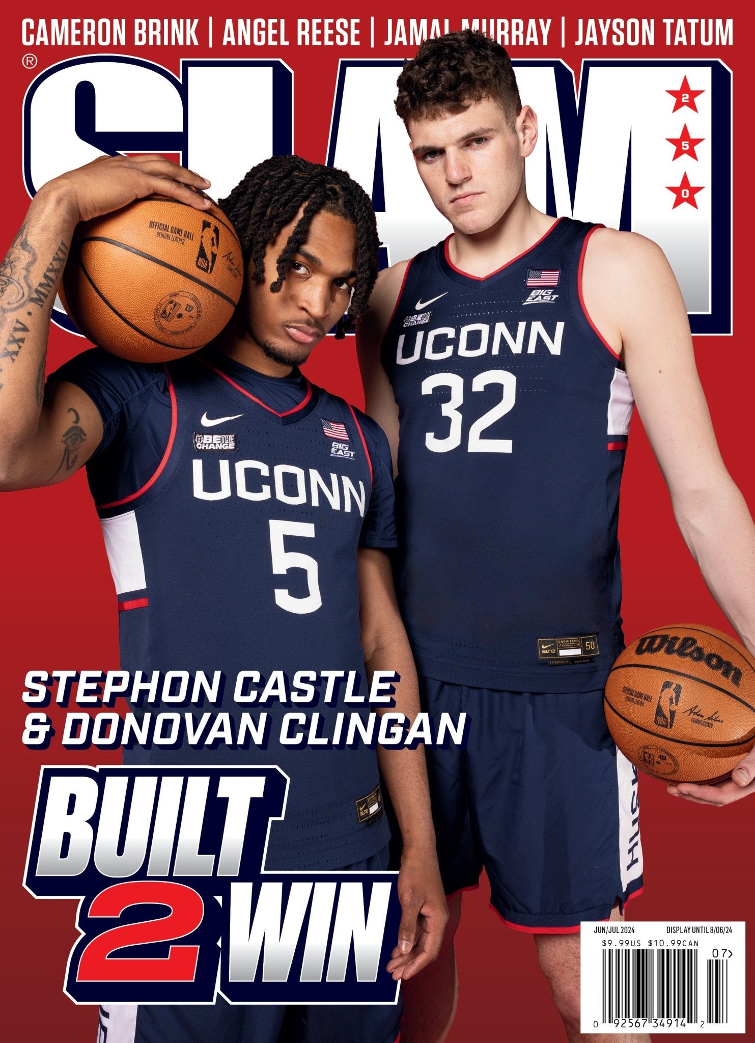 SLAM 250: Stephon Castle + Donovan Clingan (Cover 5 of 5) - SLAM Goods