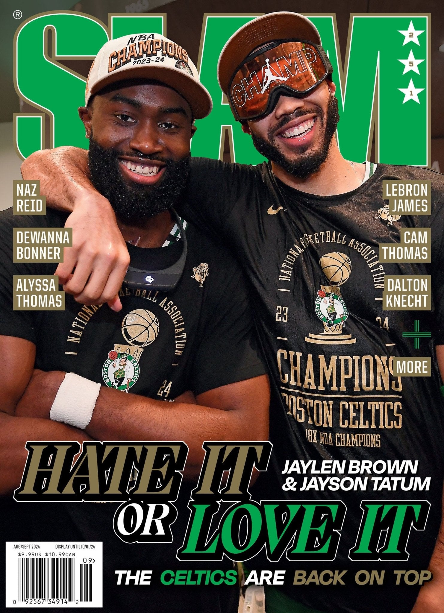 SLAM 251: Jayson Tatum + Jaylen Brown (Cover 2 of 3) - SLAM Goods