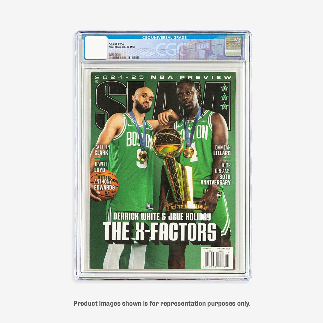 SLAM 252 - Derrick White and Jrue Holiday Graded Magazine - SLAM Goods