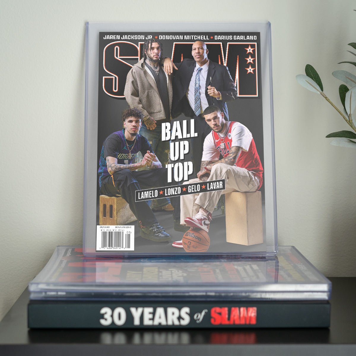 SLAM 255: LaMelo, Lonzo, LiAngelo, LaVar (Cover 1 of 4) - SLAM Goods