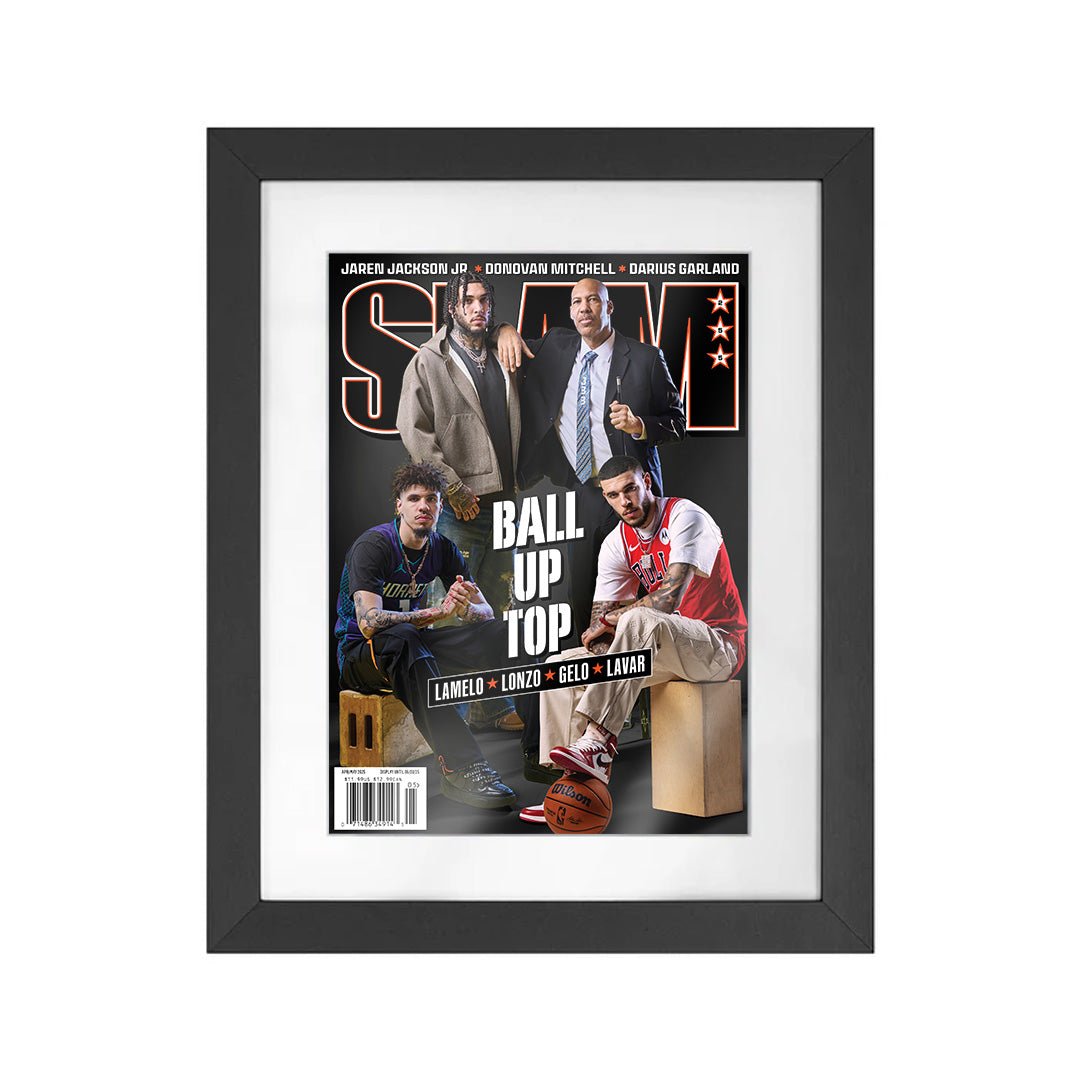 SLAM 255: LaMelo, Lonzo, LiAngelo, LaVar (Cover 1 of 4) - SLAM Goods