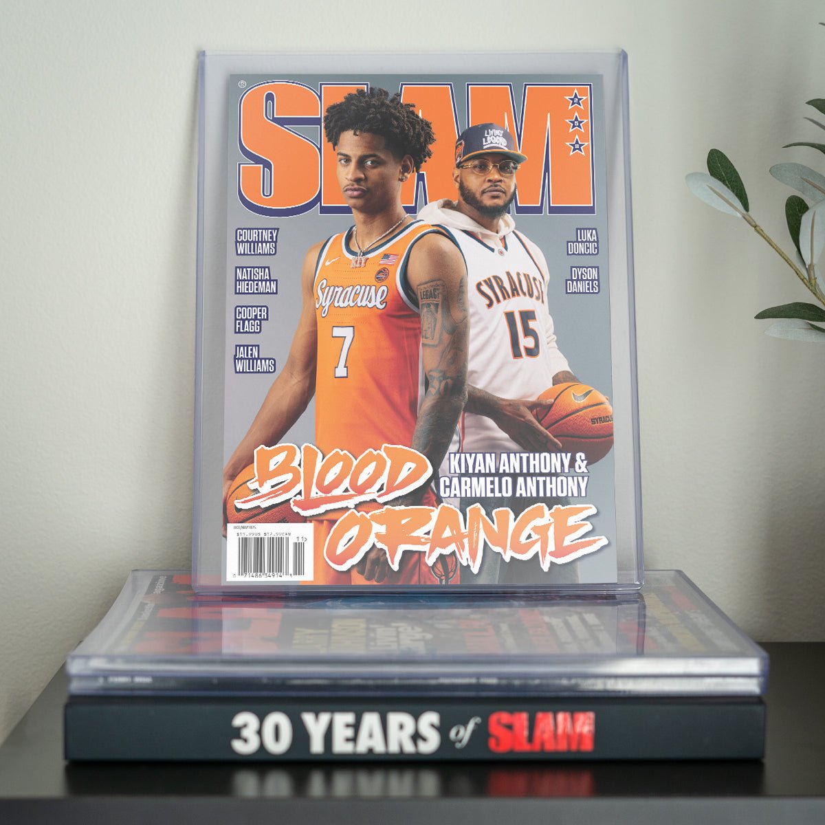 SLAM 258: Kiyan + Carmelo Anthony Magazine (Cover 3 of 4) - SLAM Goods