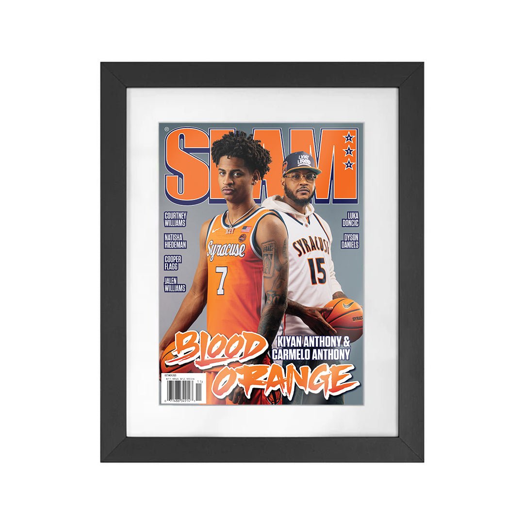 SLAM 258: Kiyan + Carmelo Anthony Magazine (Cover 3 of 4) - SLAM Goods