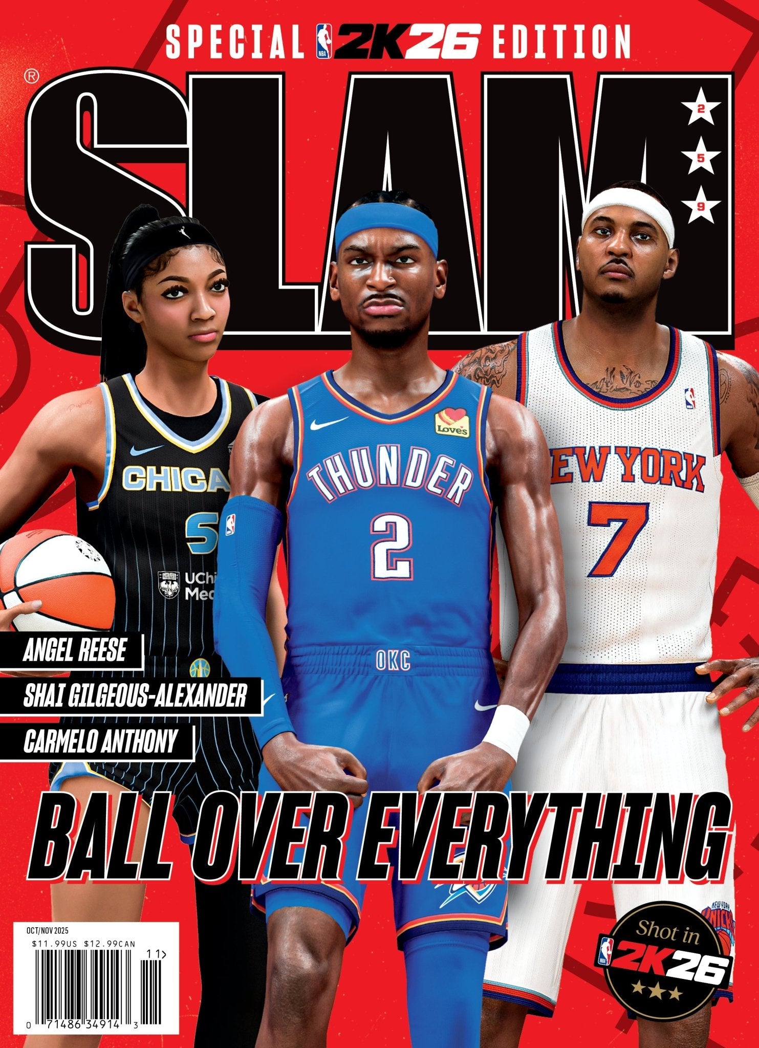 SLAM 259: NBA 2K26 Magazine (Cover of 6)