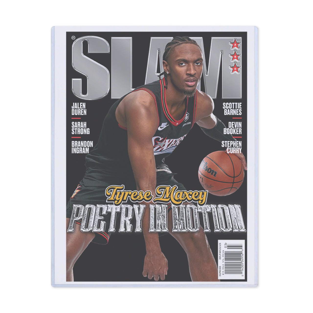 SLAM 260: Tyrese Maxey Magazine (Cover 3 of 7) - SLAM Goods