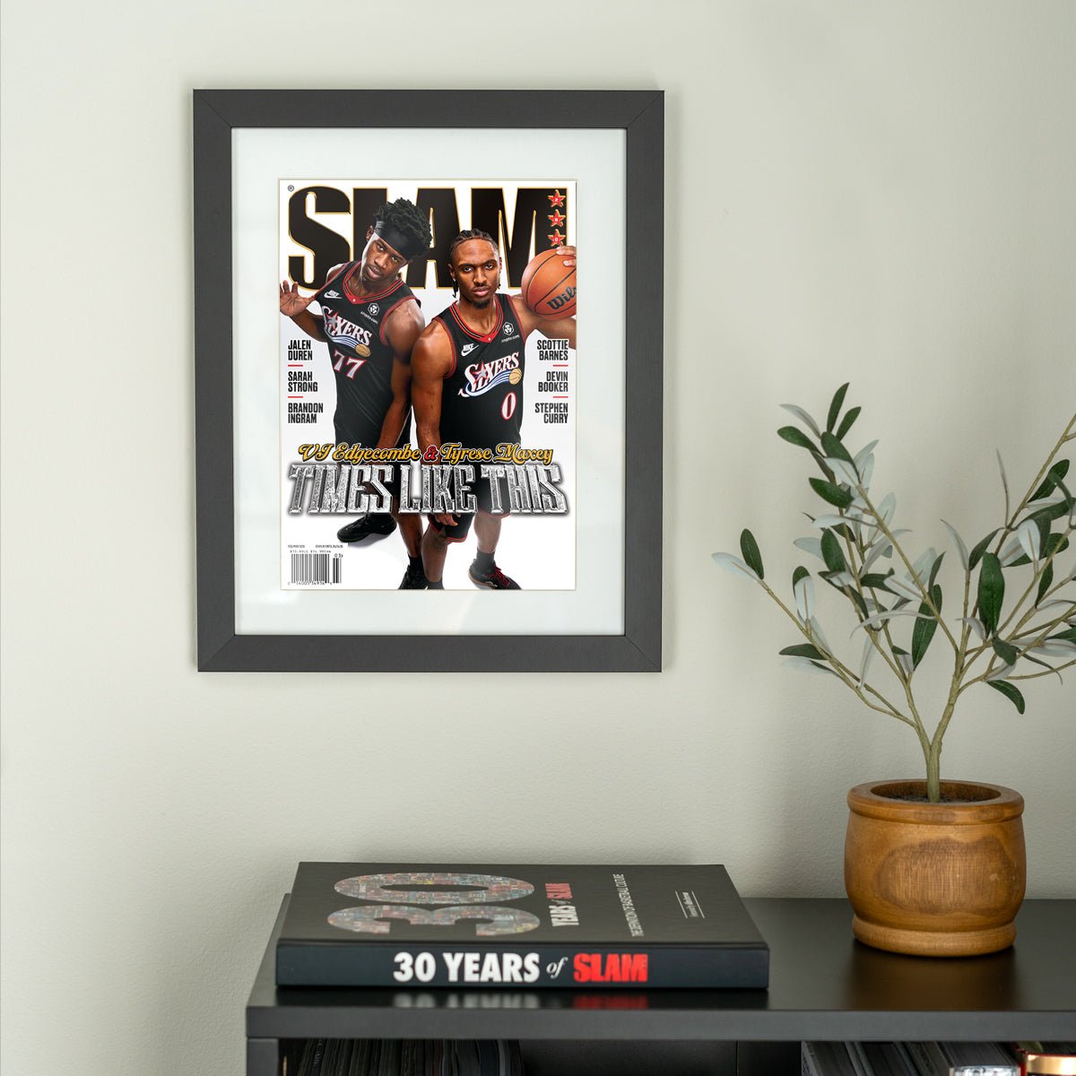SLAM 260: Tyrese Maxey + VJ Edgecombe Magazine (Cover 2 of 7) - SLAM Goods