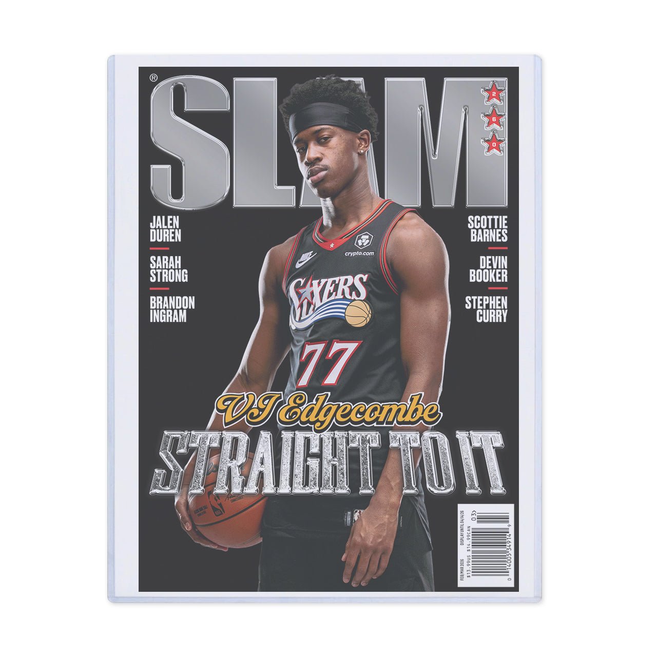 SLAM 260: VJ Edgecombe Magazine (Cover 4 of 7) - SLAM Goods