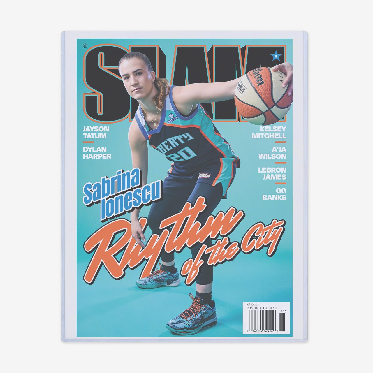 SLAM 264: Sabrina Ionescu Magazine (Cover 1 of 4) - SLAM Goods