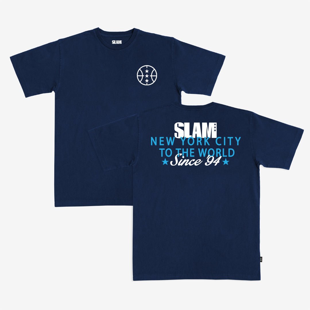SLAM Baseline Script Heavy Tee - SLAM Goods