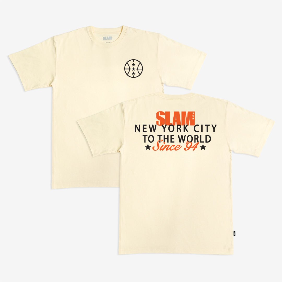 SLAM Baseline Script Heavy Tee - SLAM Goods