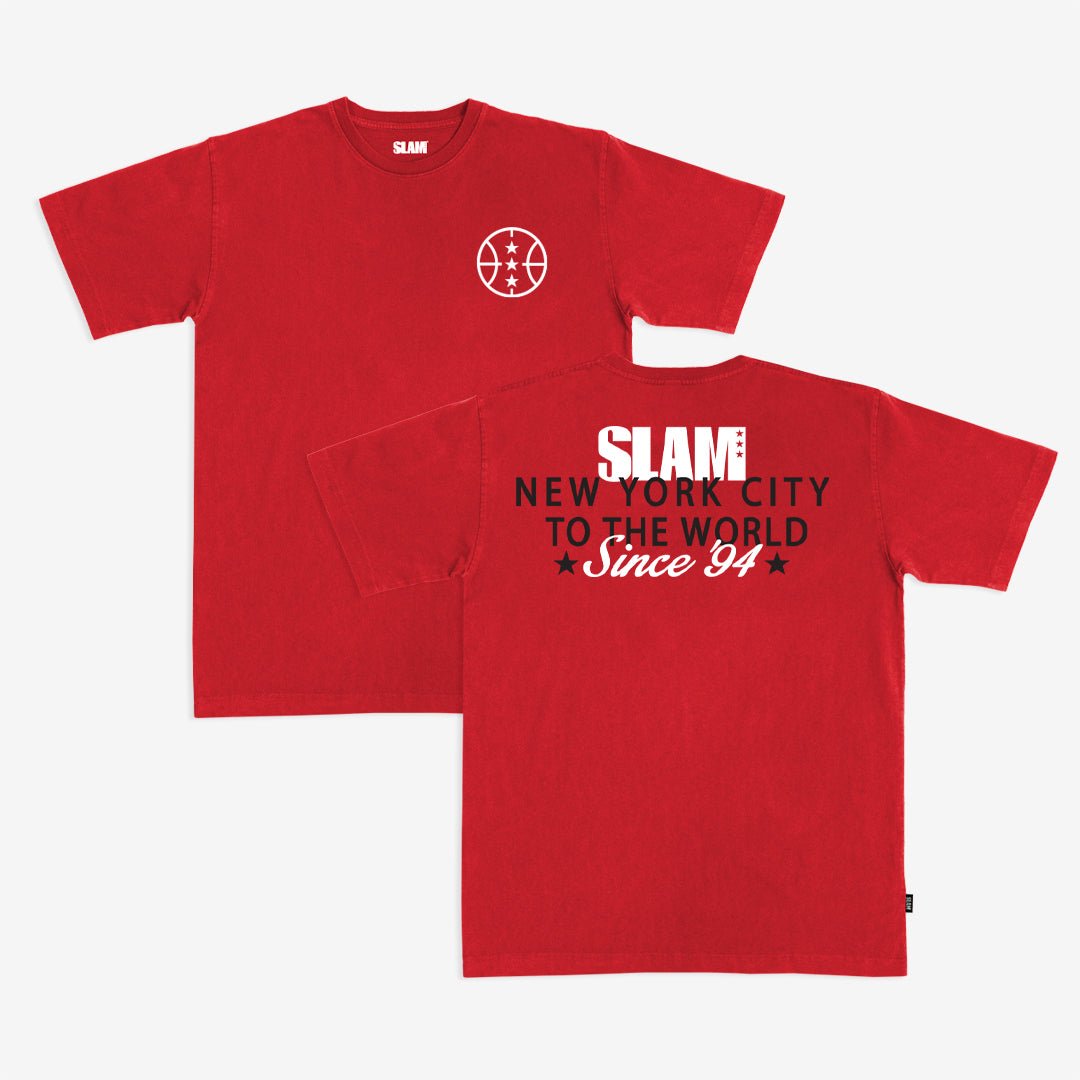 SLAM Baseline Script Heavy Tee - SLAM Goods