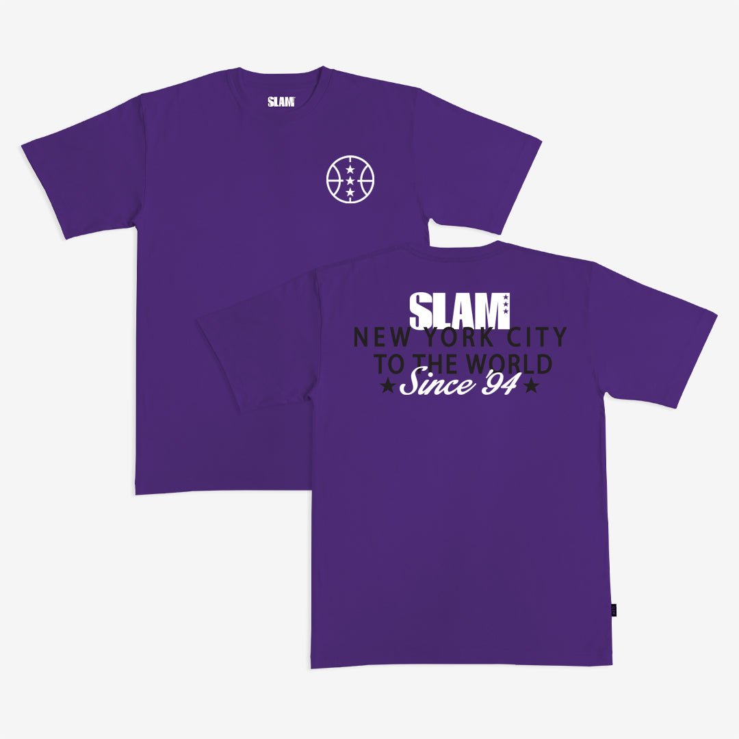 SLAM Baseline Script Heavy Tee - SLAM Goods