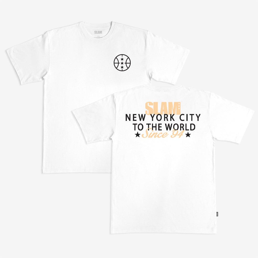 SLAM Baseline Script Heavy Tee - SLAM Goods