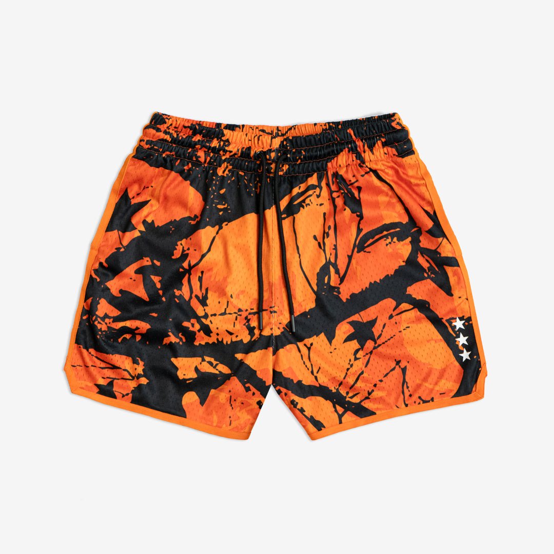 SLAM Big Game Hunters Legacy Lifestyle Shorts (Orange) - SLAM Goods