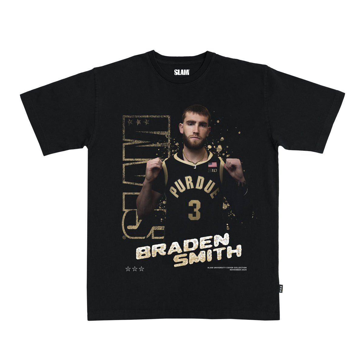 SLAM Braden Smith Gold Remix Heavy Tee - SLAM Goods