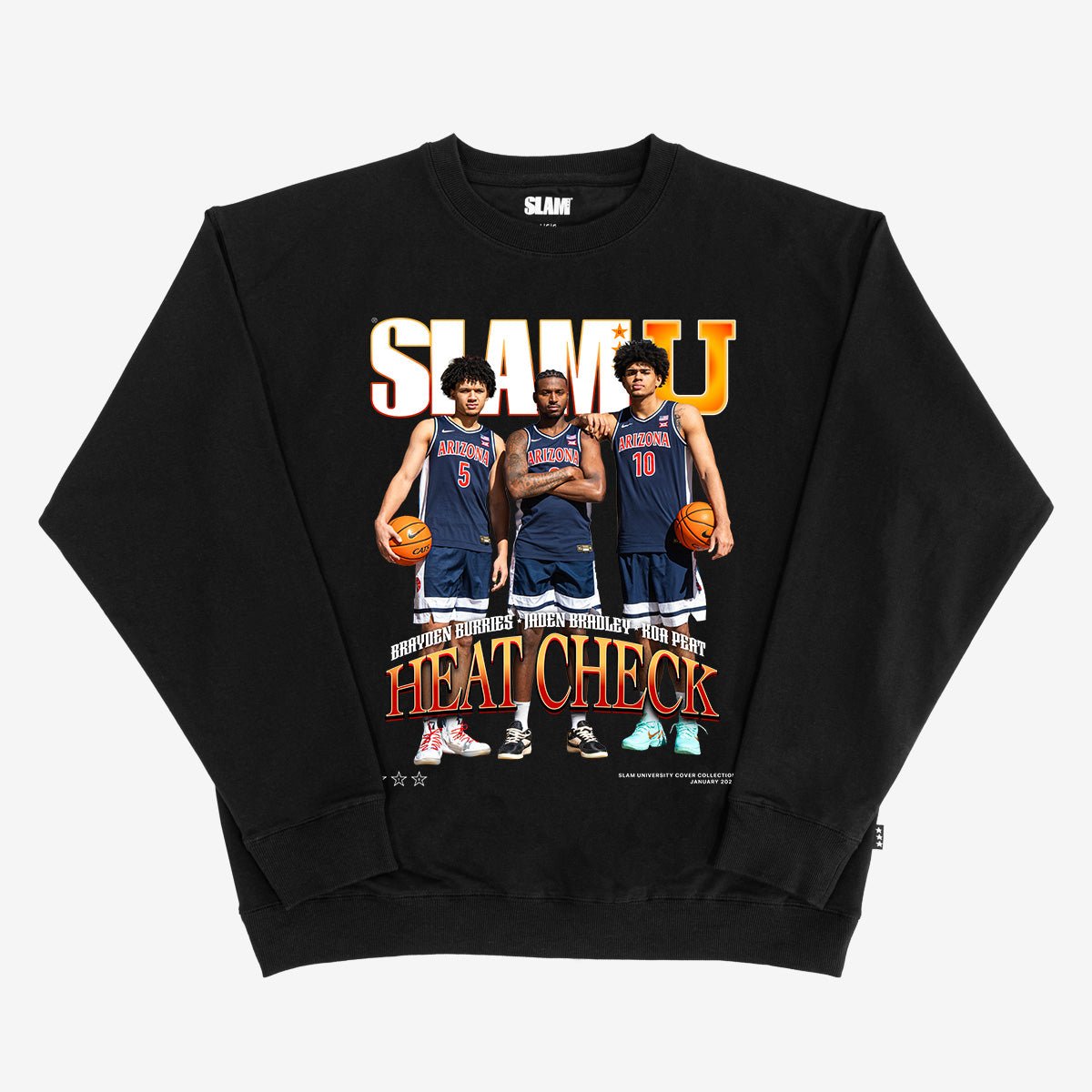 SLAM Cover Crewneck - Arizona MBB (SLAMU 18) - SLAM Goods