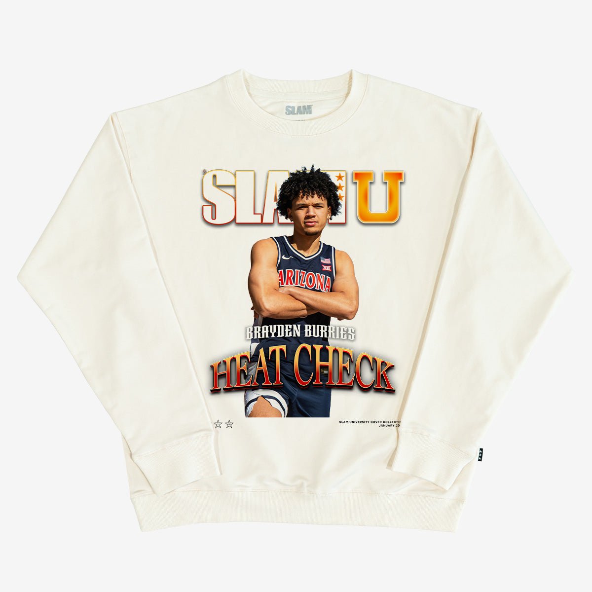 SLAM Cover Crewneck - Brayden Burries (SLAMU 18) - SLAM Goods