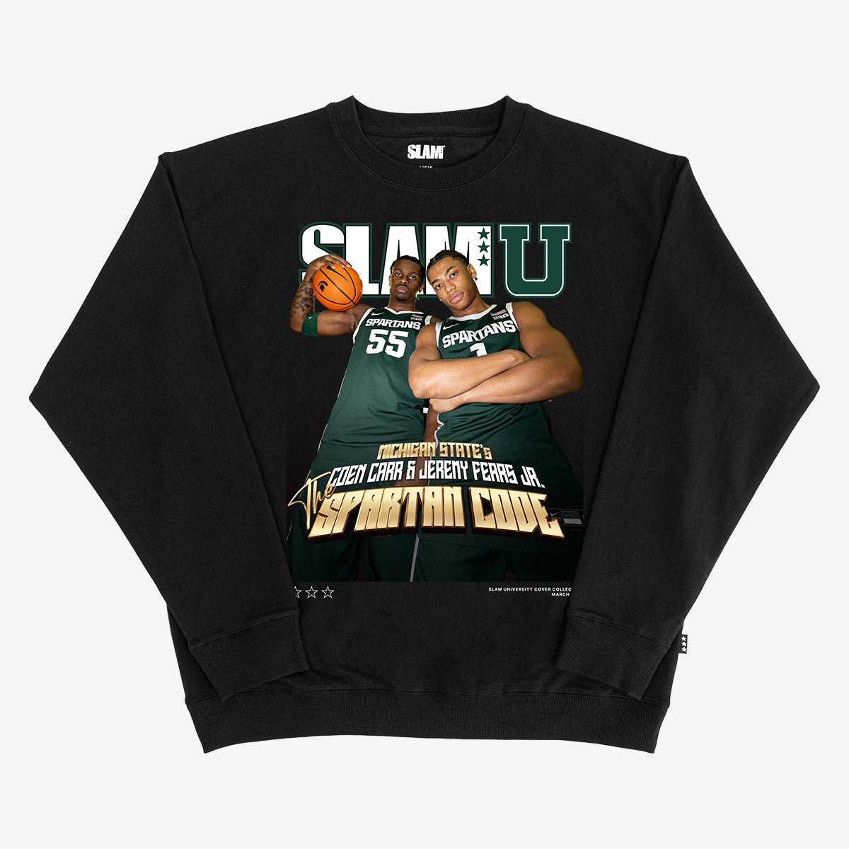 SLAM Cover Crewneck - Coen Carr + Jeremy Fears Jr. (SLAMU) - SLAM Goods