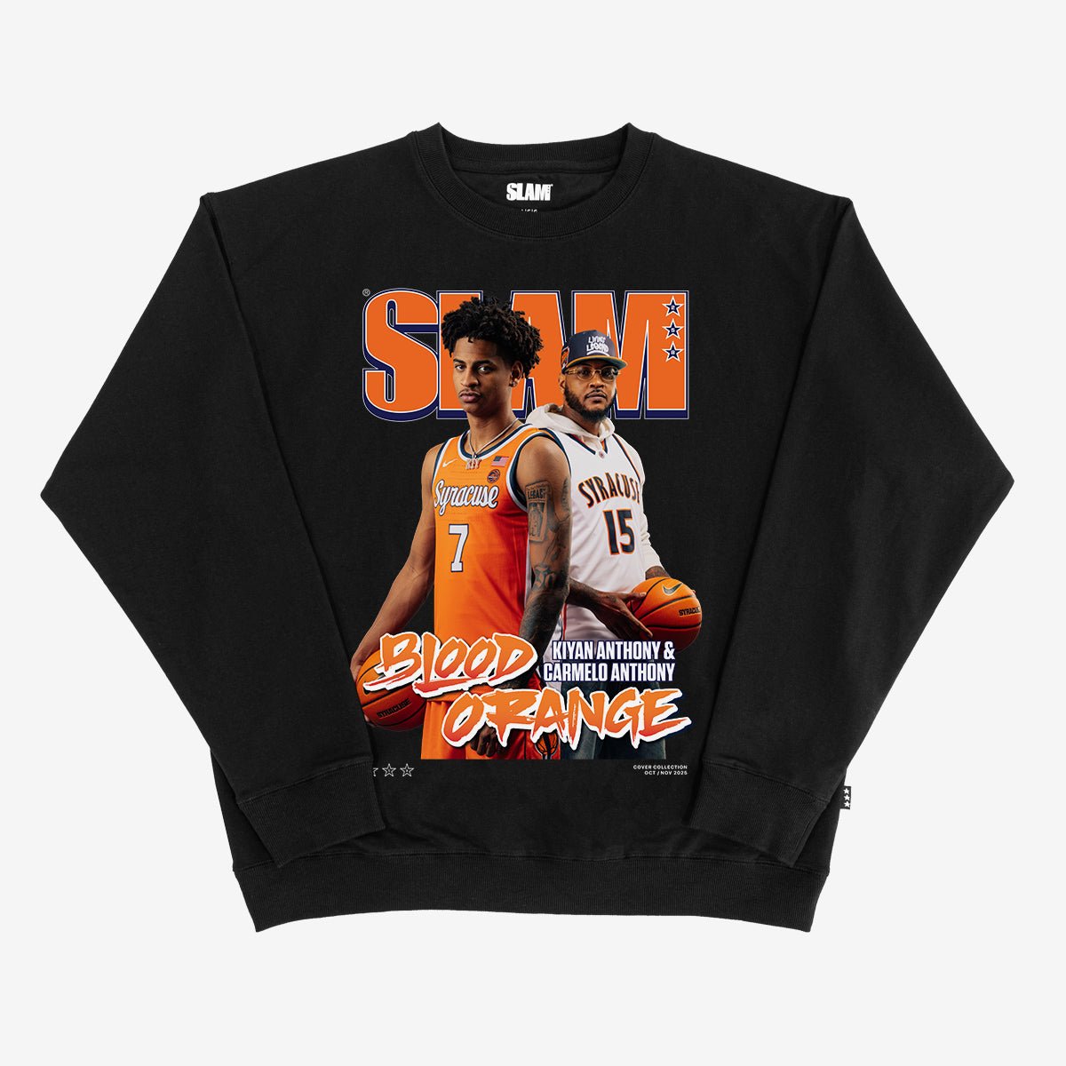 SLAM Cover Crewneck - Kiyan + Carmelo Anthony (SLAM 258) - SLAM Goods