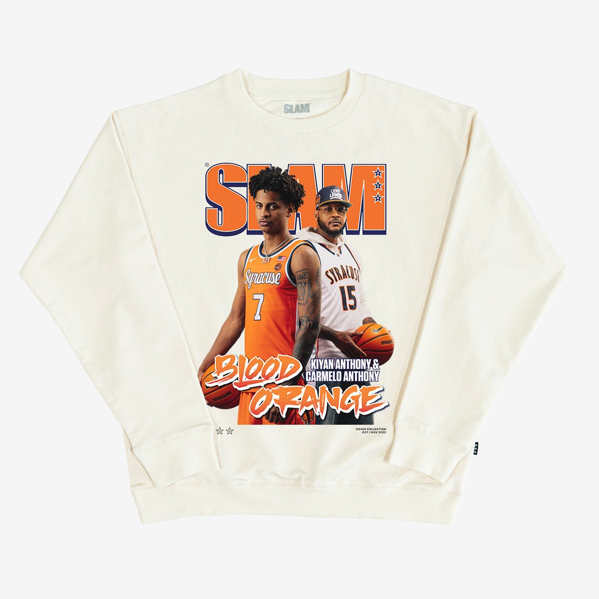SLAM Cover Crewneck - Kiyan + Carmelo Anthony (SLAM 258) - SLAM Goods