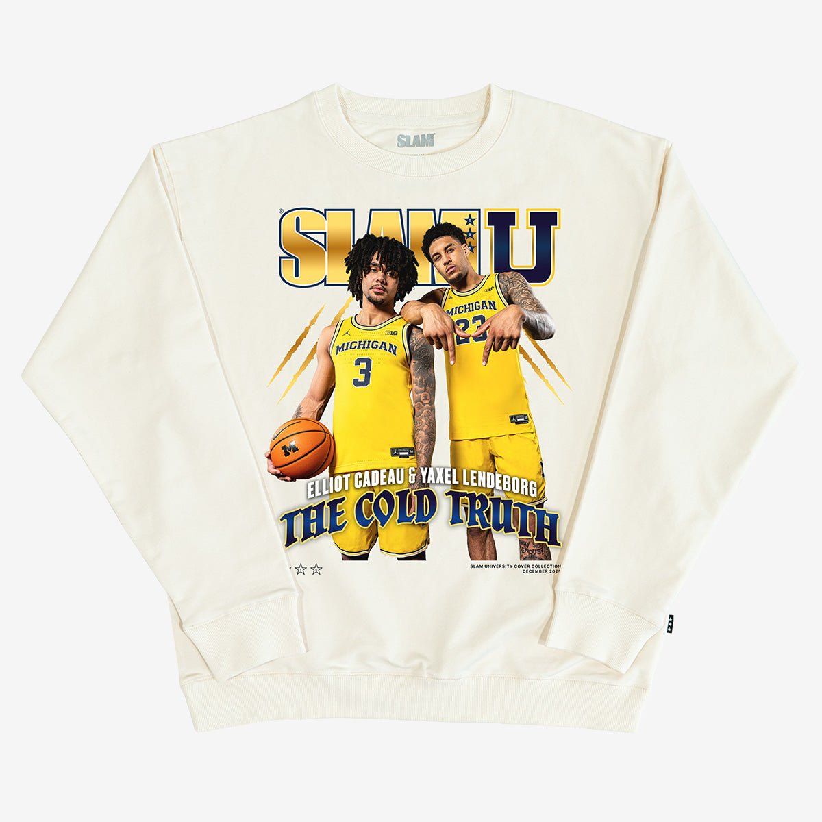 SLAM Cover Crewneck - Lendeborg & Cadeau (SLAMU 15) - SLAM Goods