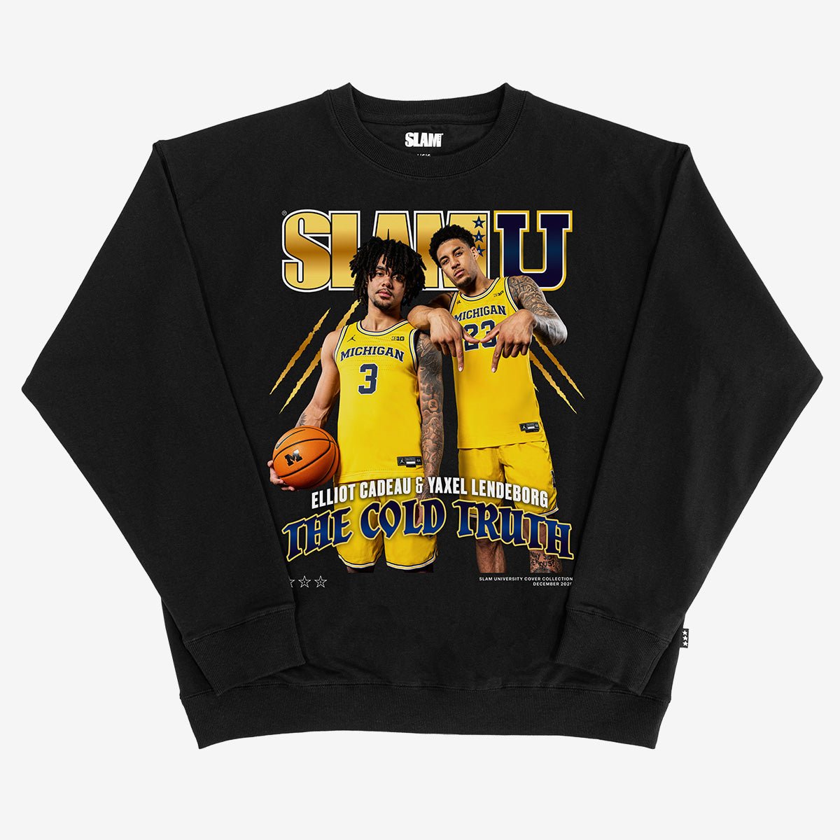 SLAM Cover Crewneck - Lendeborg & Cadeau (SLAMU 15) - SLAM Goods