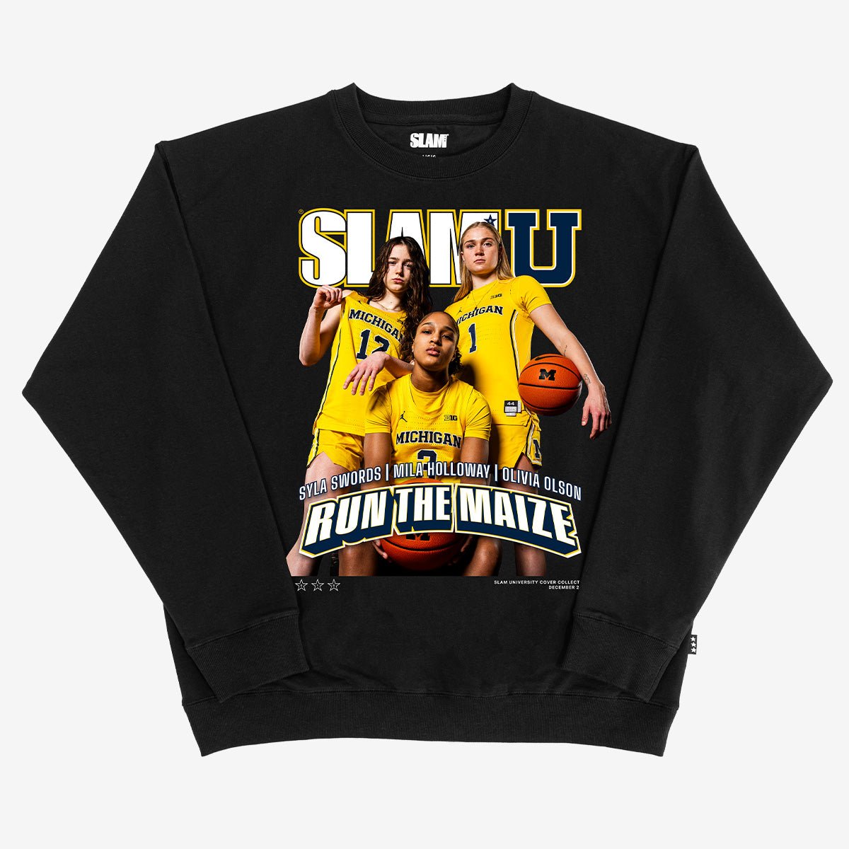 SLAM Cover Crewneck - Michigan WBB (SLAMU 16) - SLAM Goods