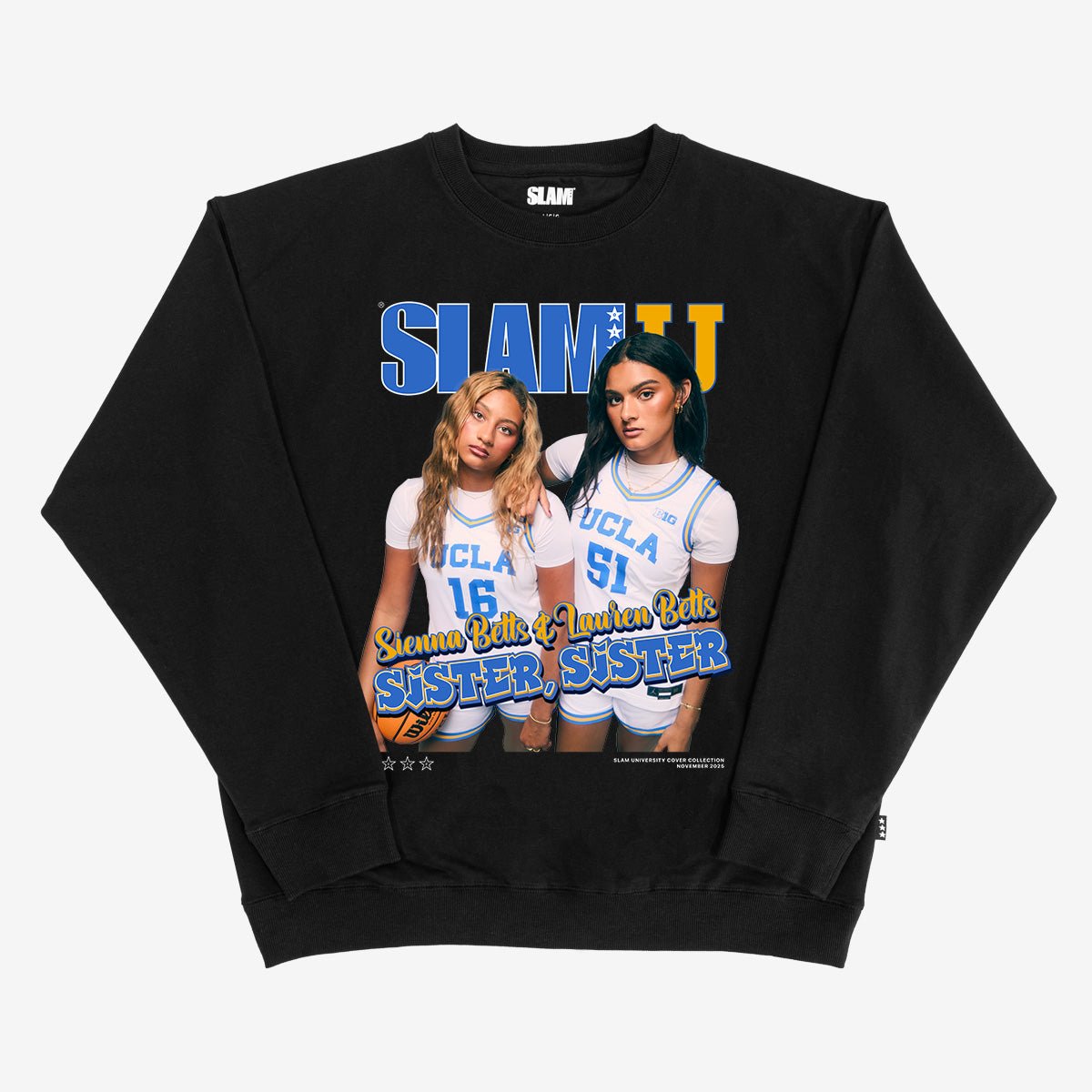 SLAM Cover Crewneck - Sienna + Lauren Betts (SLAMU 12) - SLAM Goods