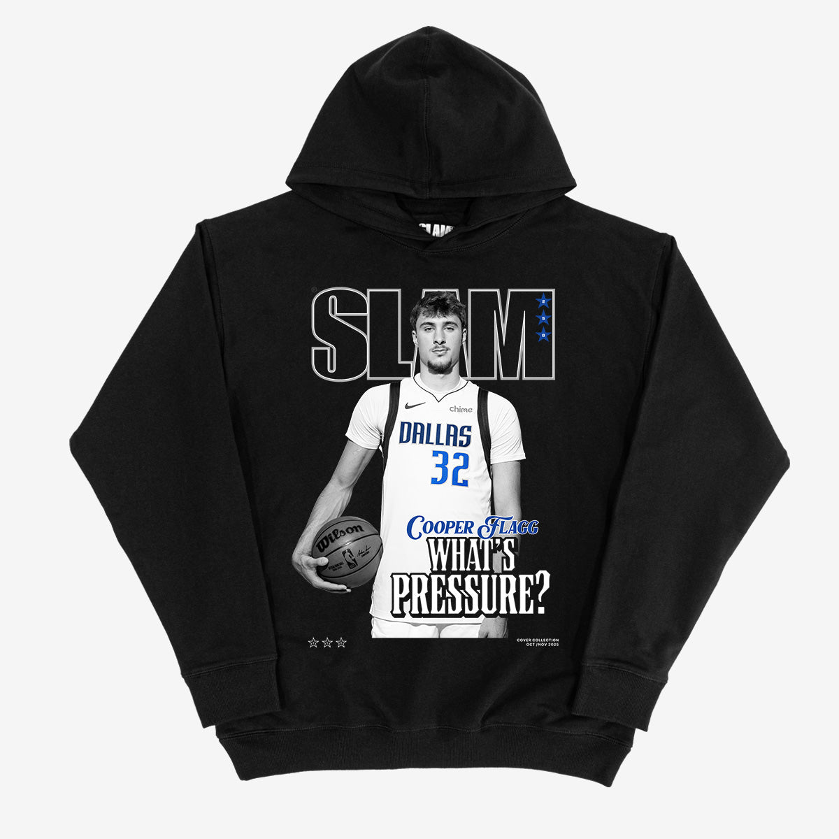 SLAM Cover Hoodie - Cooper Flagg (SLAM 258) (Black and White Edition) - SLAM Goods