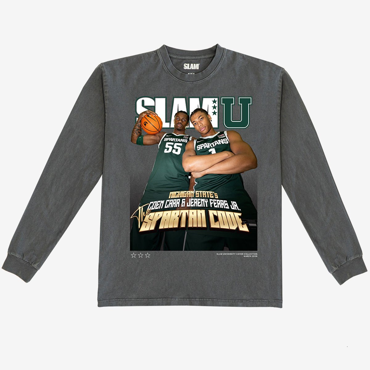 SLAM Cover L/S Tee - Coen Carr + Jeremy Fears Jr. (SLAMU) - SLAM Goods