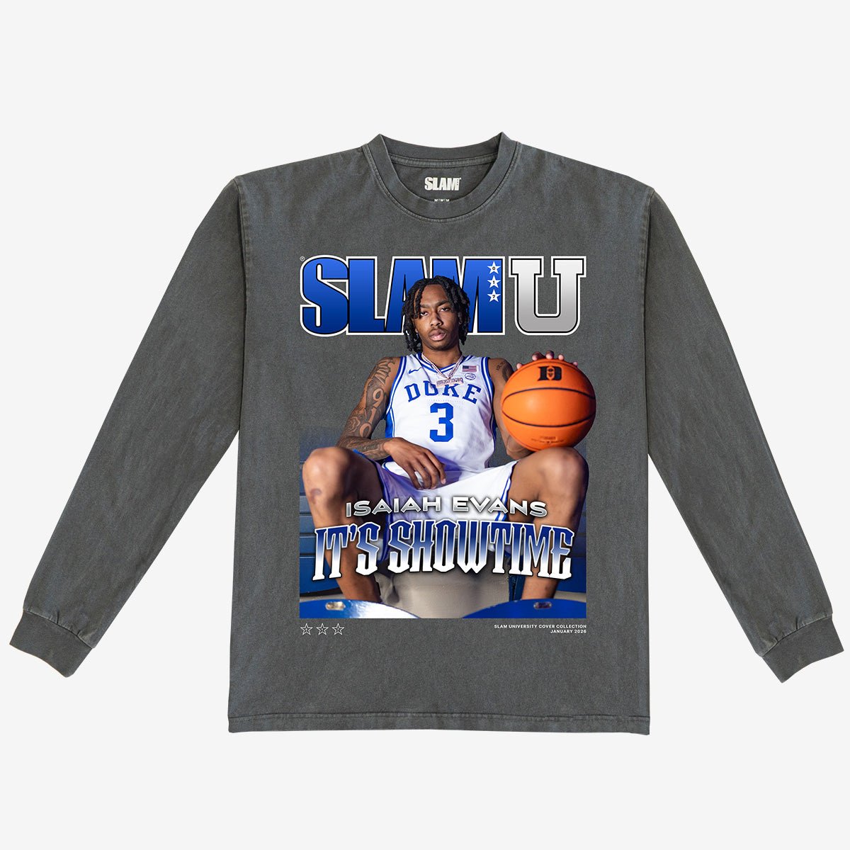 SLAM Cover L/S Tee - Isaiah Evans (SLAMU 17) - SLAM Goods